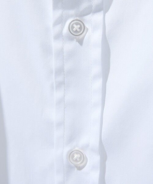 ABAHOUSE(アバハウス)の「【JAMES FABRIC】サイドガゼット レギュラーカラーシャツ / オーバーサイズ(シャツ/ブラウス・メンズ・ブルー/ダークネイビー/ホワイト・48/46)」の20枚目の写真
