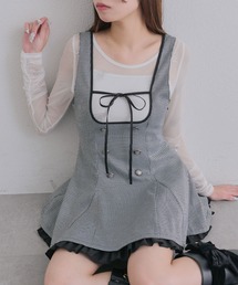 OLIVE des OLIVE（オリーブデオリーブ）の「フレアジャンスカ（ジャンパースカート）」