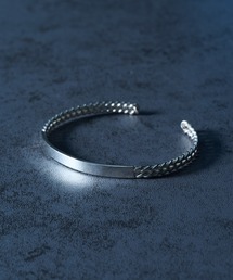 MILITARY（ミリタリー）の「【MAISON CLUB】Vintage Center Flat Bangle Silver925 KUN（バングル/リストバンド）」