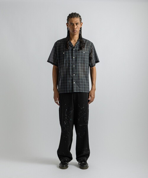 Saturdays NYC(サタデーズ ニューヨークシティ )の「Hester Tartan Check SS Shirt(シャツ/ブラウス・メンズ・ネイビー/ベージュ・S/M/L)」の10枚目の写真