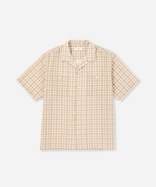 Saturdays NYC(サタデーズ ニューヨークシティ )の「Hester Tartan Check SS Shirt(シャツ/ブラウス・メンズ・ネイビー/ベージュ・S/M/L)」の21枚目の写真