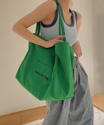 ロゴ入りキャンバストートバッグ