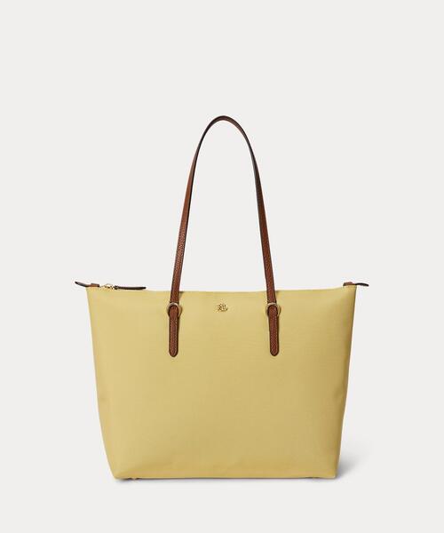 LAUREN RALPH LAUREN(ローレン ラルフ ローレン)の「オックスフォード ミディアム Keaton トート(トートバッグ・レディース・イエロー・ONE)」の1枚目の写真