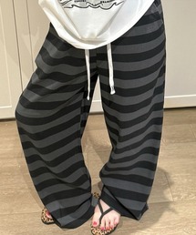 総柄セミワイドイージーパンツ夏10柄展開
