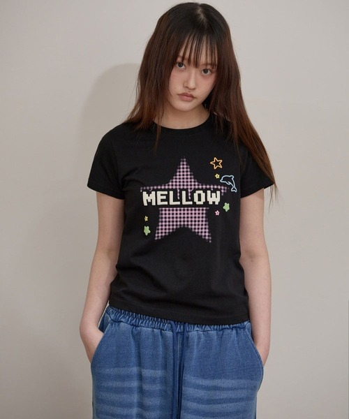 WaiKei(ワイケイ)の「【UNISEX】Wai Kei/メロウスターチェックTシャツ(Tシャツ/カットソー・レディース・ブラック・MEDIUM/SMALL)」の8枚目の写真