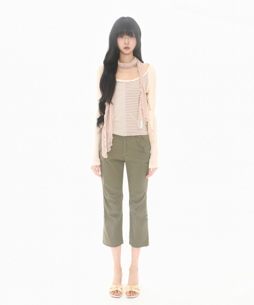 MIRECO(ミレコ)の「DOUBLE STRIPE CAMI CREAM(Tシャツ/カットソー・レディース・その他・FREE)」の3枚目の写真