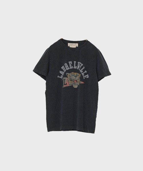 REMI RELIEF(レミレリーフ)の「REMI RELIEF/SP加工T(LAUREL VILLE) / RN31393204 夏服(Tシャツ/カットソー・メンズ・ブラック/ホワイト・M/L)」の2枚目の写真