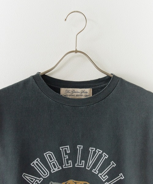 REMI RELIEF(レミレリーフ)の「REMI RELIEF/SP加工T(LAUREL VILLE) / RN31393204 夏服(Tシャツ/カットソー・メンズ・ブラック/ホワイト・M/L)」の3枚目の写真