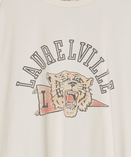 REMI RELIEF(レミレリーフ)の「REMI RELIEF/SP加工T(LAUREL VILLE) / RN31393204 夏服(Tシャツ/カットソー・メンズ・ブラック/ホワイト・M/L)」の4枚目の写真