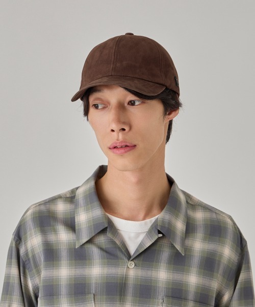 arth(アース)の「arth Nubuck Leather Cap / アース(キャップ・メンズ・ブラウン/ブラック・57~59cm)」の2枚目の写真