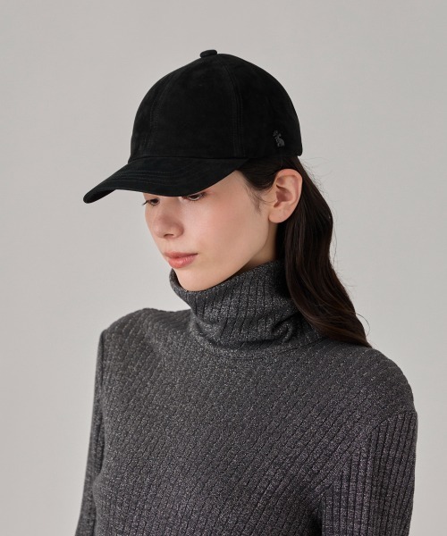 arth(アース)の「arth Nubuck Leather Cap / アース(キャップ・メンズ・ブラウン/ブラック・57~59cm)」の4枚目の写真