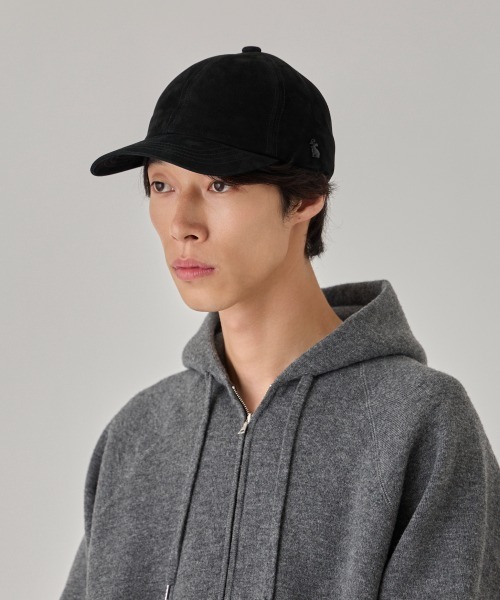 arth(アース)の「arth Nubuck Leather Cap / アース(キャップ・メンズ・ブラウン/ブラック・57~59cm)」の6枚目の写真