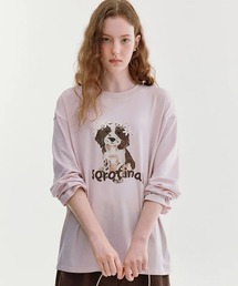 Fano Studios（ファノ ストゥディオズ）の「ドッグモチーフ ロングスリーブTシャツ FX26S241【Fano Studios】【2026AW】（Tシャツ/カットソー）」