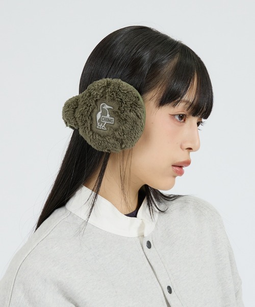 CHUMS(チャムス)の「【CHUMS / チャムス】Booby Elmo Ear Warmer / イヤーウォーマー / 耳当て / ユニセックス(イヤーマフ・メンズ・カーキ/ホワイト/ネイビー/ベージュ・フリー)」の3枚目の写真