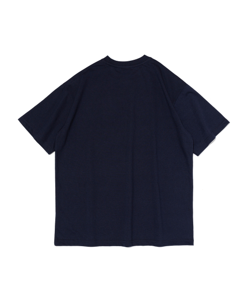CARGOBROS FOR WOMAN(カーゴブロスフォーウィメン)の「レトロナンバーロゴ半袖Tシャツ(ネイビー)(Tシャツ/カットソー・レディース・その他・2XL/SMALL/X-LARGE/MEDIUM/LARGE)」の2枚目の写真