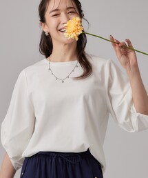 SHOO・LA・RUE | ON・OFF大活躍ツイストスリーブトップス(Tシャツ/カットソー)
