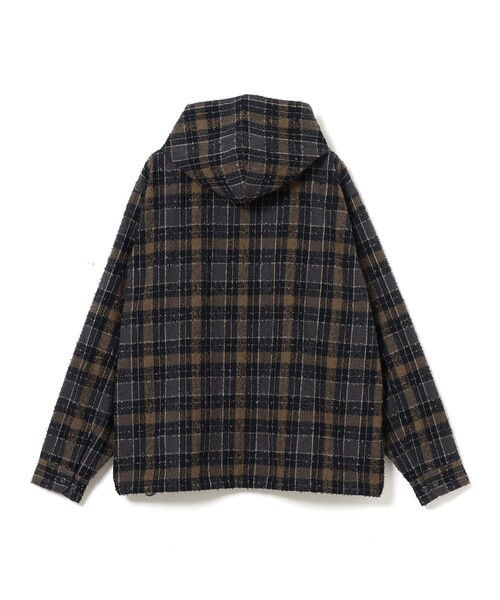 BEAMS(ビームス)の「ブークレ ネル フーディー(シャツ/ブラウス・メンズ・ネイビー/グリーン・XL/L/M/S)」の11枚目の写真