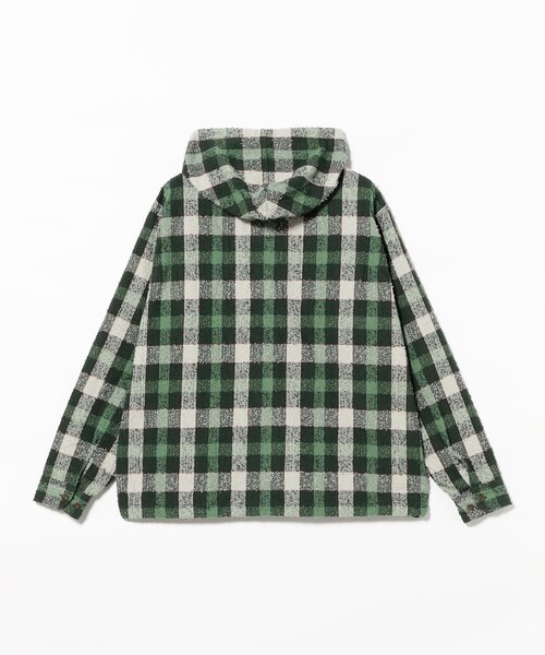 BEAMS(ビームス)の「ブークレ ネル フーディー(シャツ/ブラウス・メンズ・ネイビー/グリーン・XL/L/M/S)」の16枚目の写真