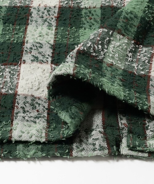 BEAMS(ビームス)の「ブークレ ネル フーディー(シャツ/ブラウス・メンズ・ネイビー/グリーン・XL/L/M/S)」の17枚目の写真