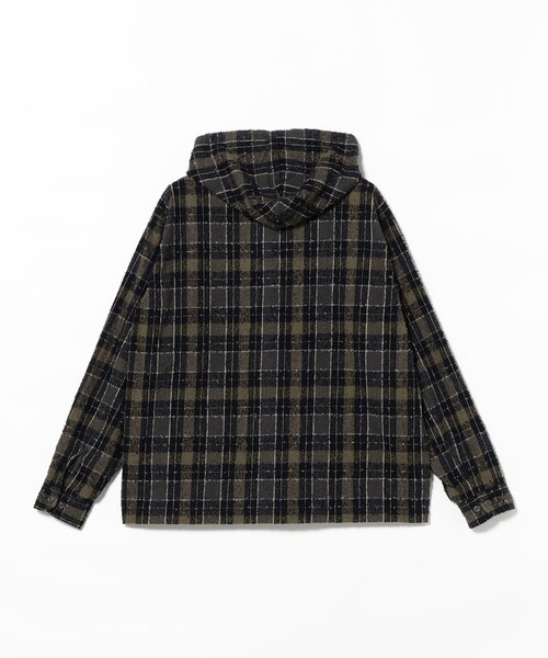 BEAMS(ビームス)の「ブークレ ネル フーディー(シャツ/ブラウス・メンズ・ネイビー/グリーン・XL/L/M/S)」の20枚目の写真