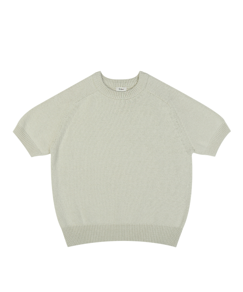 VLETI（ブレッティ）の「Cotton Round Half Knit (light mint)（ニット/セーター・レディース・ミント・FREE）」の2枚目の写真