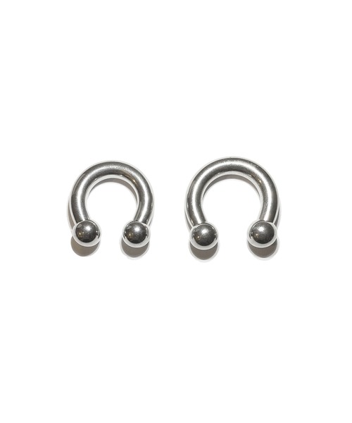MORPH(モルフ)の「MORPH モルフ サーキュラー CCB ボディーピアス 4ゲージ 12mm~16mm(ピアス(片耳用)・メンズ・シルバー・16/14/12)」の2枚目の写真