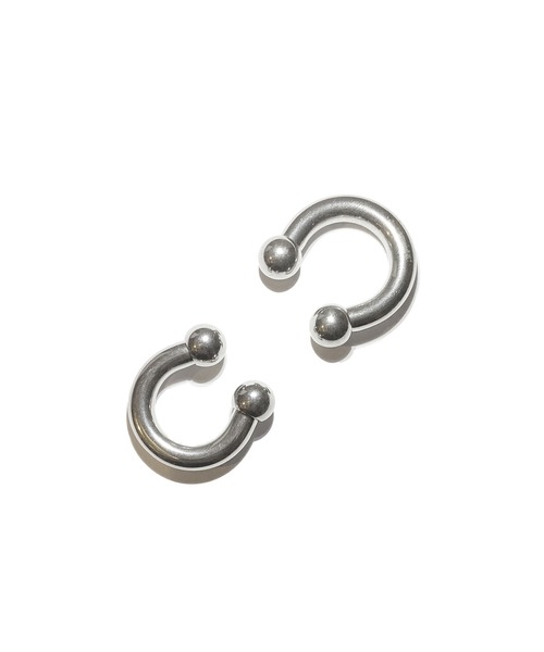 MORPH(モルフ)の「MORPH モルフ サーキュラー CCB ボディーピアス 4ゲージ 12mm~16mm(ピアス(片耳用)・メンズ・シルバー・16/14/12)」の4枚目の写真