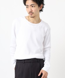 ワッフルロングTシャツ