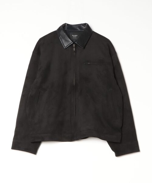 BEAMS HEART（ビームスハート）の「フェイクスエード ブルゾン（ブルゾン・メンズ・ダークブラウン/ブラック・SMALL/MEDIUM/LARGE）」の2枚目の写真