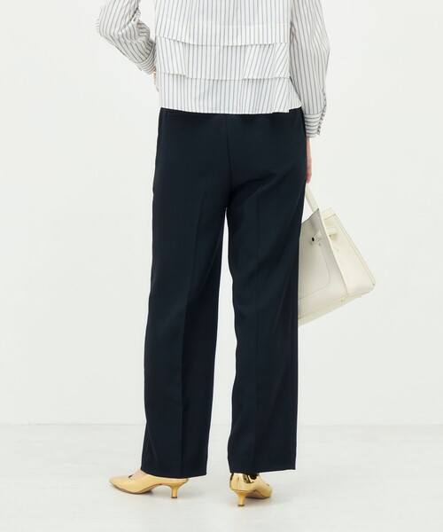 NOLLEY’S（ノーリーズ）の「《セットアップ対応》ウォッシャブルシャーク愛されセミワイドパンツ（その他パンツ・レディース・ブラウン/ネイビー/グレイッシュベージュ・34/36/38/40）」の21枚目の写真