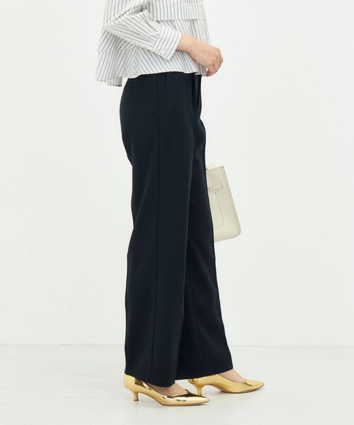 NOLLEY’S（ノーリーズ）の「《セットアップ対応》ウォッシャブルシャーク愛されセミワイドパンツ（その他パンツ・レディース・ブラウン/ネイビー/グレイッシュベージュ・34/36/38/40）」の22枚目の写真