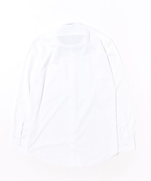 TAKA-Q（タカキュー）の「ワイシャツ メンズ 長袖 ノンアイロン ストレッチ 吸水速乾 カッタウェイ ビジネス ドレス ニット NEWスタンダードフィット（ビジネスシャツ・メンズ・ホワイト・首回り43cm-裄丈82cm/首回り41cm-裄丈86cm/首回り41cm-裄丈82cm/首回り39cm-裄丈84cm/首回り39cm-裄丈80cm/首回り43cm-裄丈86cm/首回り37cm-裄丈80cm/首回り45cm-裄丈86cm）」の3枚目の写真