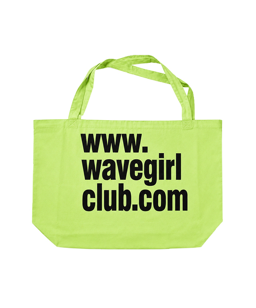 WAVEGIRL(ウェーブガール)の「W club eco bag (5color)(エコバッグ/サブバッグ・レディース・Cream/ミント/PINK/ブルー/ライトグリーン・FREE)」の2枚目の写真