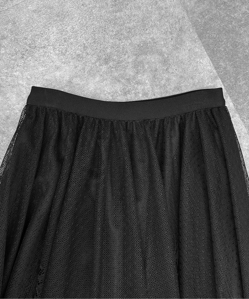 LVEU.(ラブユ.)の「【LVEU.】レースフレアロングスカート / ボトムス スカート レース フレア シアー シック 総レース ロング ブラック ZOZOTOWN限定(スカート・レディース・ブラック・FREE)」の20枚目の写真