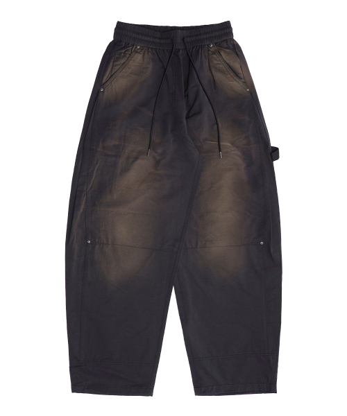 NIGHTWORKDEPT（ナイトワークデプト）の「Dust Nylon Wide Pants_Black（その他パンツ・レディース・その他・MEDIUM/SMALL）」の2枚目の写真