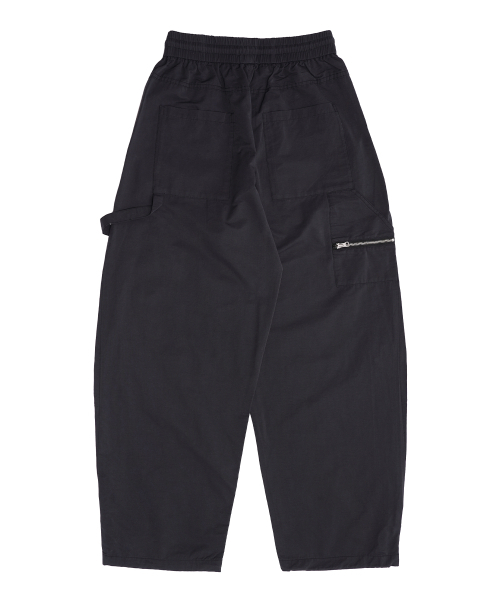 NIGHTWORKDEPT（ナイトワークデプト）の「Dust Nylon Wide Pants_Black（その他パンツ・レディース・その他・MEDIUM/SMALL）」の3枚目の写真
