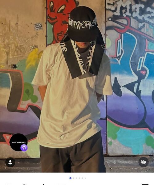 NIGHTWORKDEPT（ナイトワークデプト）の「Dust Nylon Wide Pants_Black（その他パンツ・レディース・その他・MEDIUM/SMALL）」の6枚目の写真