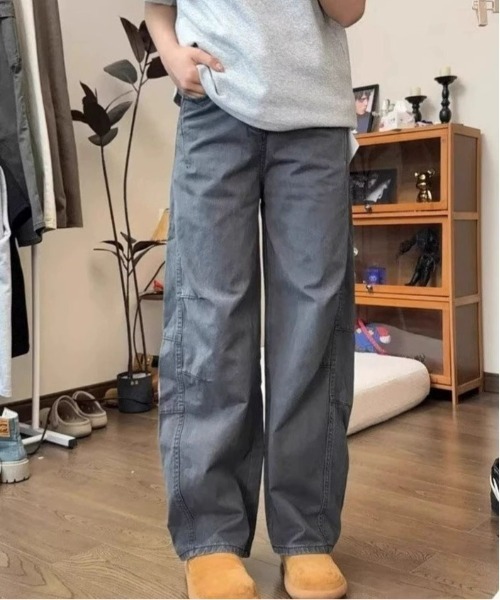 DOUBLE STEAL(ダブルスティール)の「DSサイドポケットワイドパンツ(その他パンツ・メンズ・グリーン/グレー/ブラック・SMALL/MEDIUM/LARGE/X-LARGE)」の3枚目の写真