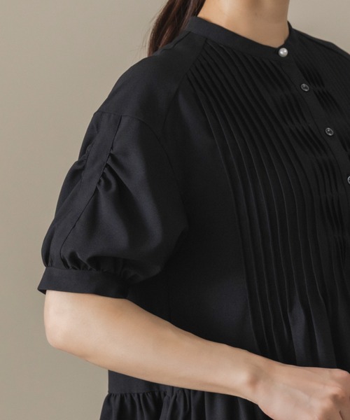 Sono(ソーノ)の「【SONO/ソーノ】【DRY POPLIN】ウェイビータックワンピース(ワンピース・レディース・ネイビー/ブラック・F)」の17枚目の写真