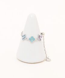 【Sonu jewelry(ソヌジュエリー)】カラーストーン フラワーリング son-ring-31-4【RBTS】