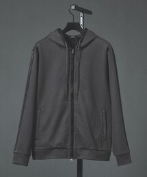 5351 POUR LES HOMMES（ゴーサンゴーイチプールオム）の「【セットアップ対応】エンボス ストレッチ スウェード ジップ フーディー（パーカー）」