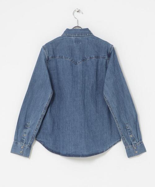 Levi’s MADE＆CRAFTED（リーバイスメードアンドクラフテッド）の「Levi’s　WESTERN DENIM SHIRTS（シャツ/ブラウス・レディース・インディゴブルー・SMALL）」の12枚目の写真