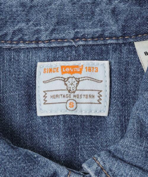 Levi’s MADE＆CRAFTED（リーバイスメードアンドクラフテッド）の「Levi’s　WESTERN DENIM SHIRTS（シャツ/ブラウス・レディース・インディゴブルー・SMALL）」の14枚目の写真