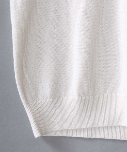 U.S. POLO ASSN.(ユーエスポロアッスン)の「U.S. POLO ASSN./ユーエスポロアッスン ワンポイント刺繍 ウール混 ハイゲージ ニットプルオーバー セーター(ニット/セーター・メンズ・ネイビー/グレー/ブラック/モカ/アイボリー・L/M/LL)」の10枚目の写真
