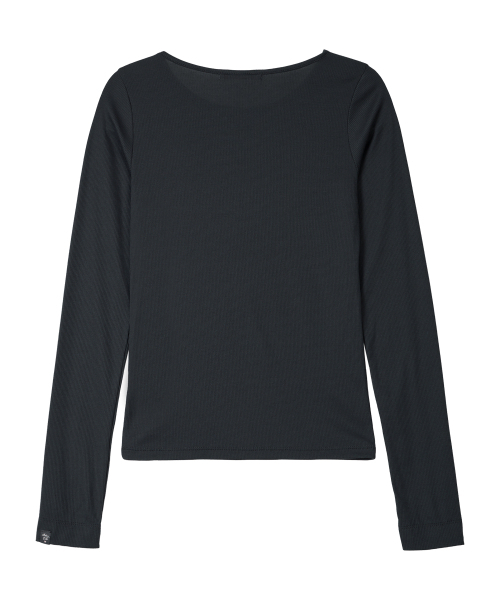 BITTER CELLS（ビターセルズ）の「エッセンシャルテンセルロングスリーブ-チャコール（Tシャツ/カットソー・レディース・その他・FREE）」の3枚目の写真