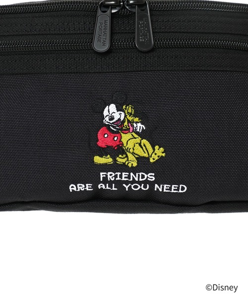 Manhattan Portage(マンハッタンポーテージ)の「ALLEYCAT WAIST BAG / MICKEY / 26(ボディバッグ/ウエストポーチ・レディース・ブラック・X-SMALL)」の10枚目の写真