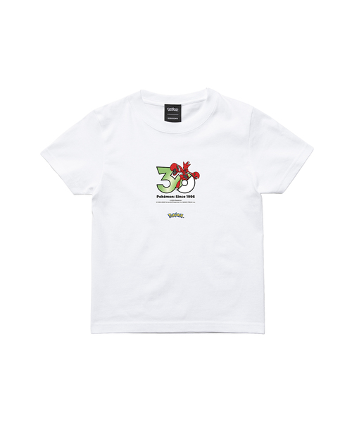 ZOZOSPOT（ゾゾスポット）の「Pokemon 30th Anniversary 1025 T-shirt 「ハッサム」（Tシャツ/カットソー・レディース・ホワイト・SMALL/MEDIUM/LARGE/X-LARGE/XX-LARGE/XXX-LARGE/100cm/110cm/120cm/130cm/140cm/150cm/160cm）」の2枚目の写真