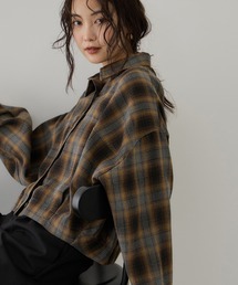 【WEB限定】オンブレチェックシャツ