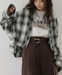 【WEB限定】オンブレチェックシャツ