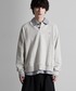 RUUBON（ルーボン）の「【RUUBON】henley neck logo sweat / ヘンリーネックロゴスウェット（スウェット・M）」